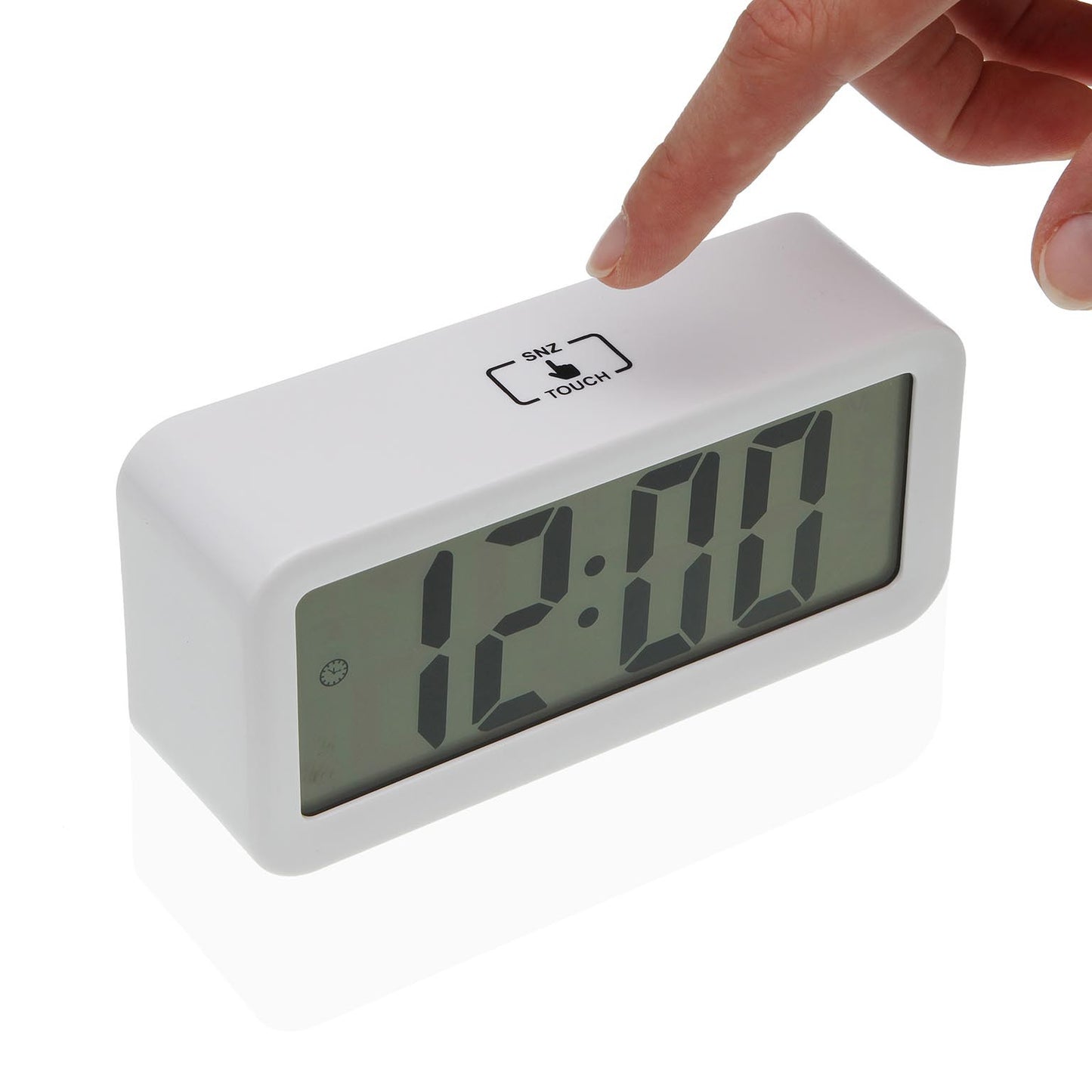 Reloj despertador blanco 13.4*3.9*6.5cm